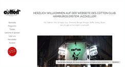 Desktop Screenshot of cotton-club.de