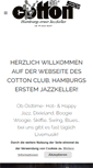 Mobile Screenshot of cotton-club.de